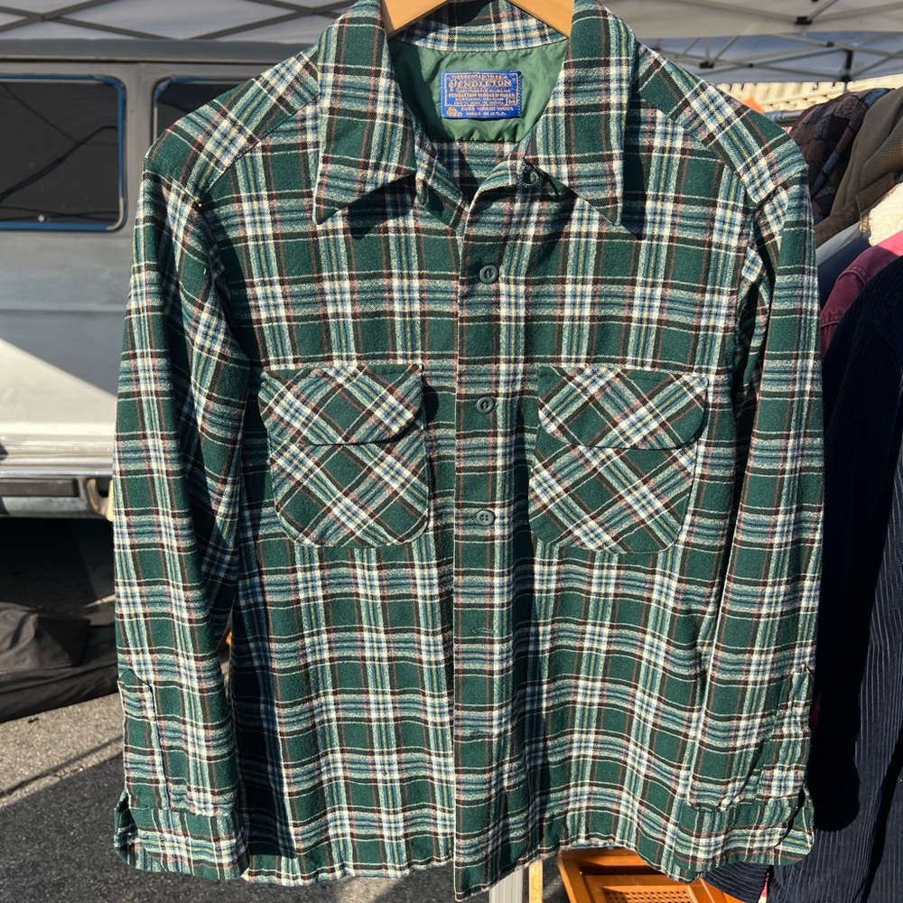 Vintage Pendelton plaid button up